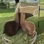Easy Trek Treeless Comfort GP Saddle - Black or Brown Soft Leather - Image 3