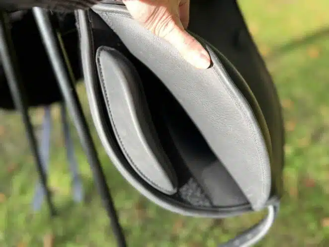 Easy Trek Treeless Comfort GP Saddle - Black or Brown Soft Leather - Image 5