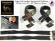 Easy Trek quality soft leather anatomical chafeless English girths - Black or Brown