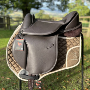 Easytrek Treeless Comfort GP Saddle - Brown Leather