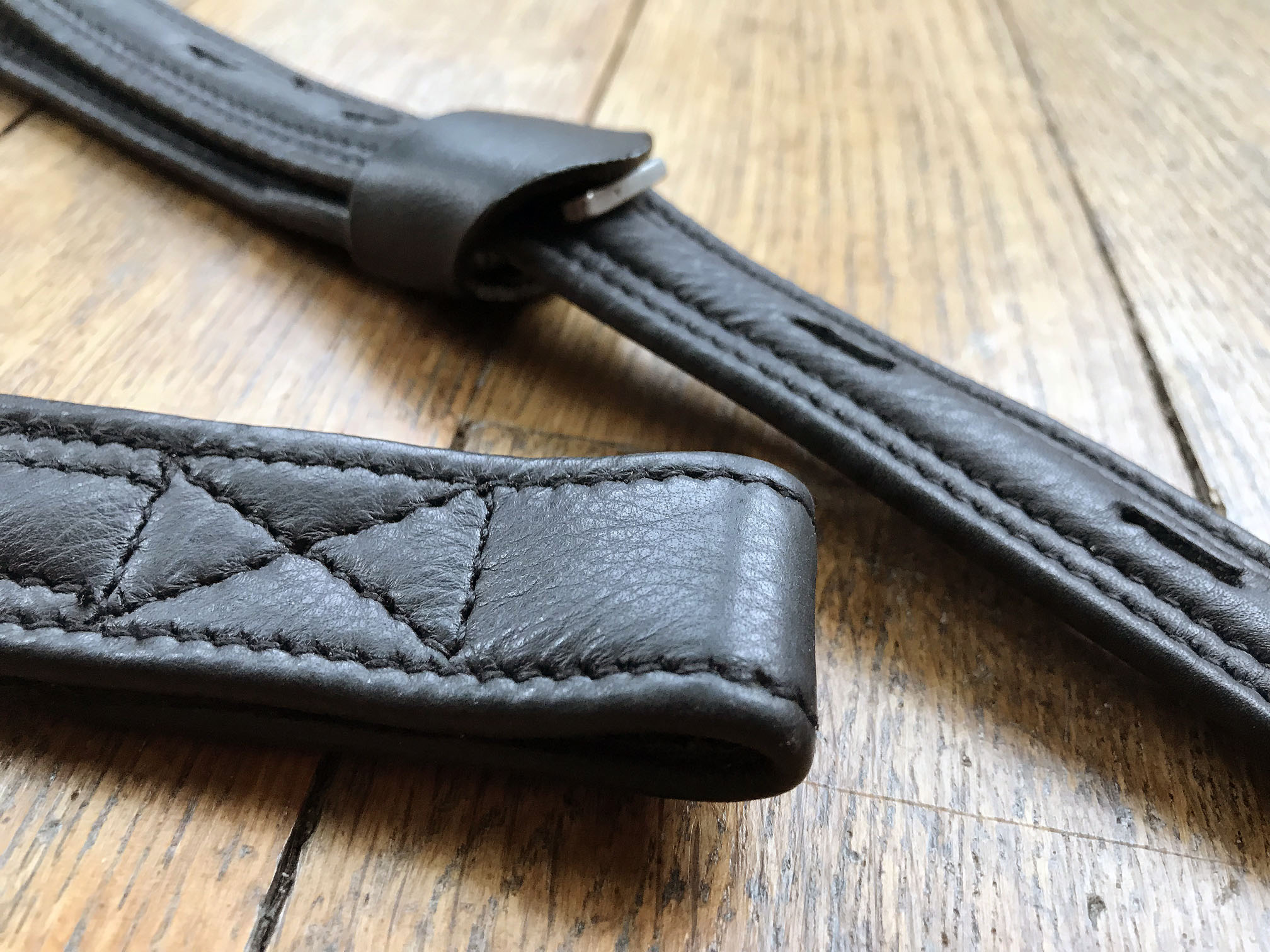 Easy Trek T Bar treeless or dressage leathers - Black or Brown Leather
