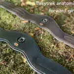 Easy Trek quality soft leather anatomical forward girth - Black or Brown