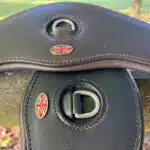 Easy Trek quality soft leather anatomical forward girth - Black or Brown