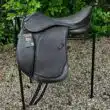 Easy Trek Treeless Classic Dressage Saddle - Black or Brown Soft Leather - Image 7